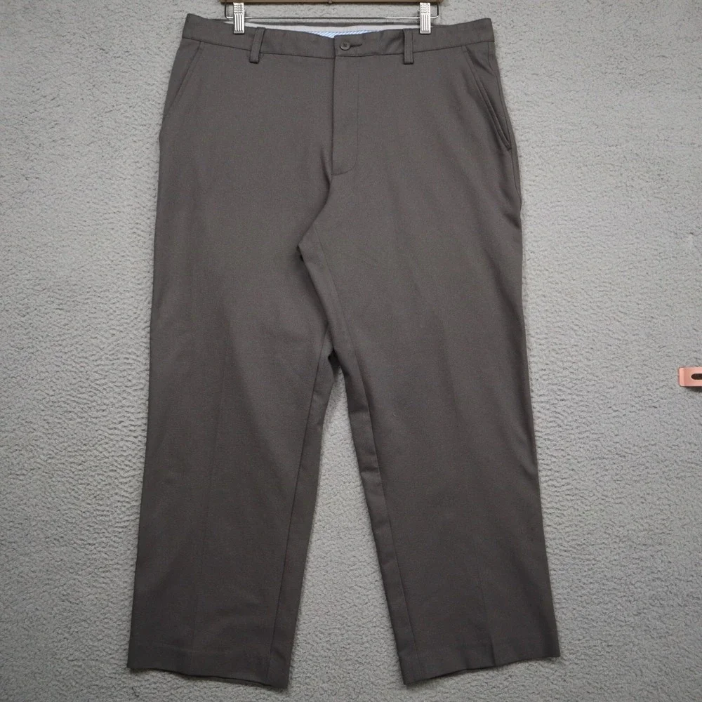 Footjoy Pants Mens 38x30 Gray Golf Performance‎ Flat Front Stretch Lightweight
